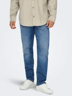 ONSYOKE Mid Rise Verjüngt Stretch Jeans