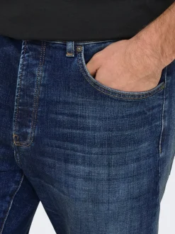 ONSYOKE Mid Rise Verjüngt Jeans
