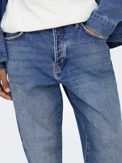 ONSYOKE Mittlere Taille Verkürzt Jeans