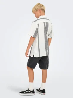 OSJCAIDEN Leinen Hemd
