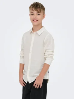 OSJCAIDEN Leinen Hemd