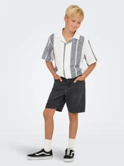 OSJEDGE Mid Rise Gerade geschnitten Shorts