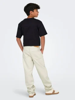 OSJEDGE Mittlere Taille Gerade geschnitten Jeans