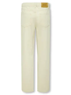 OSJEDGE Mittlere Taille Gerade geschnitten Jeans