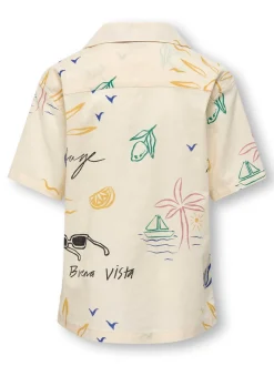 OSJLUKE Hawaii-Hemd